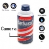 Omejo Remote Control Shaving Cream Hidden waterproof pinhole camera Spy Camera HD DVR 16GB